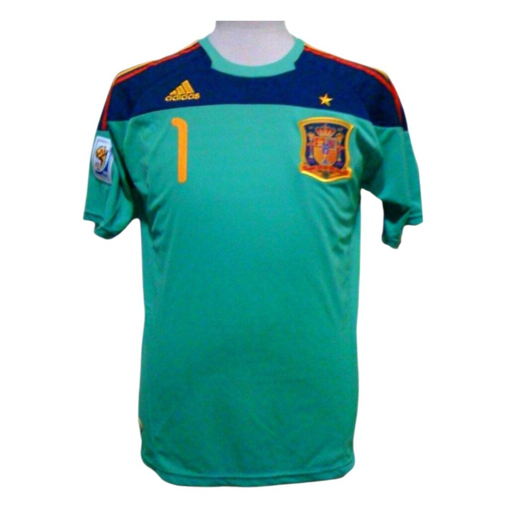 Camiseta Retro Mundial España 2010 Portero