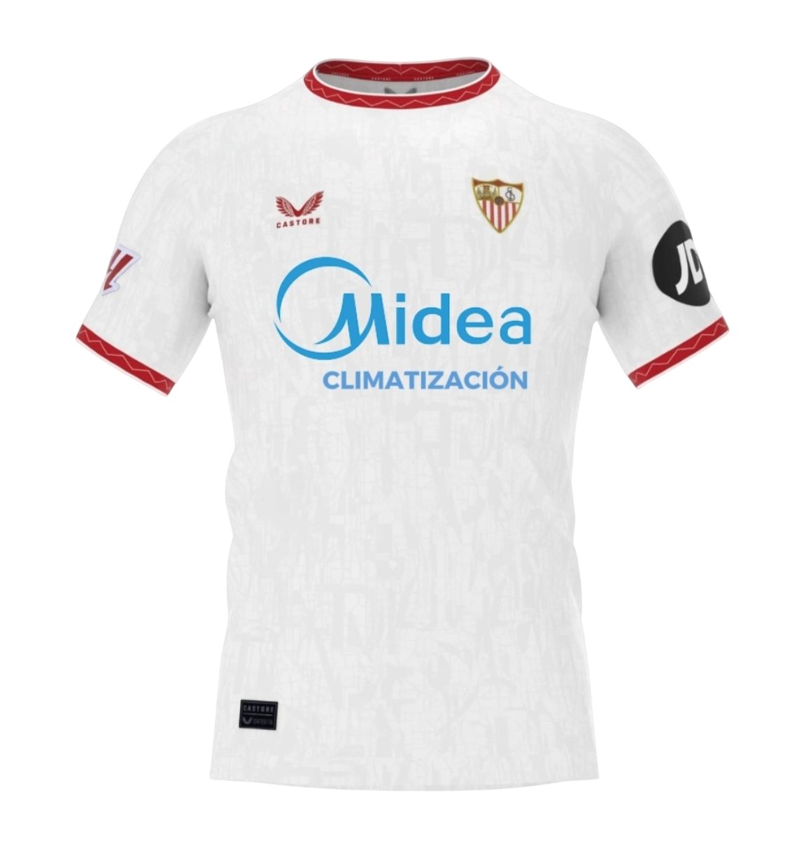 Camiseta Local Sevilla con Sponsor  24/25