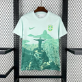 Camiseta Especial Brasil Cristo Verde